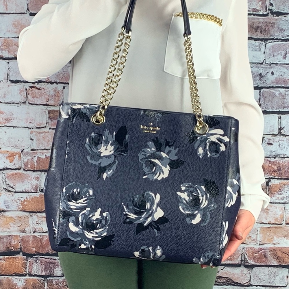 NWT Kate Spade Willis briar lane night rose bag - Picture 3 of 8